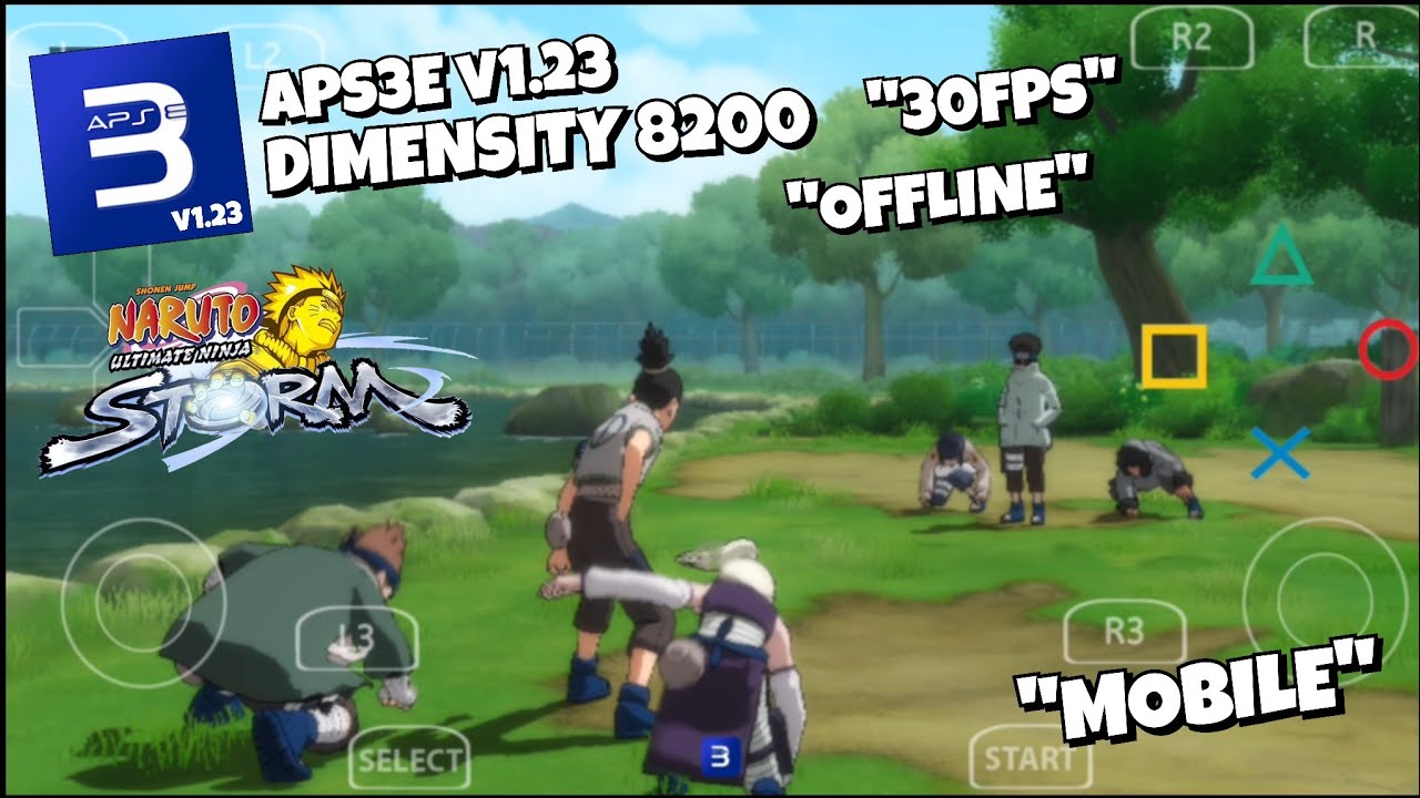 APS3E v1.23 NARUTO ULTIMATE NINJA STORM DIMENSITY 8200 GAMEPLAY