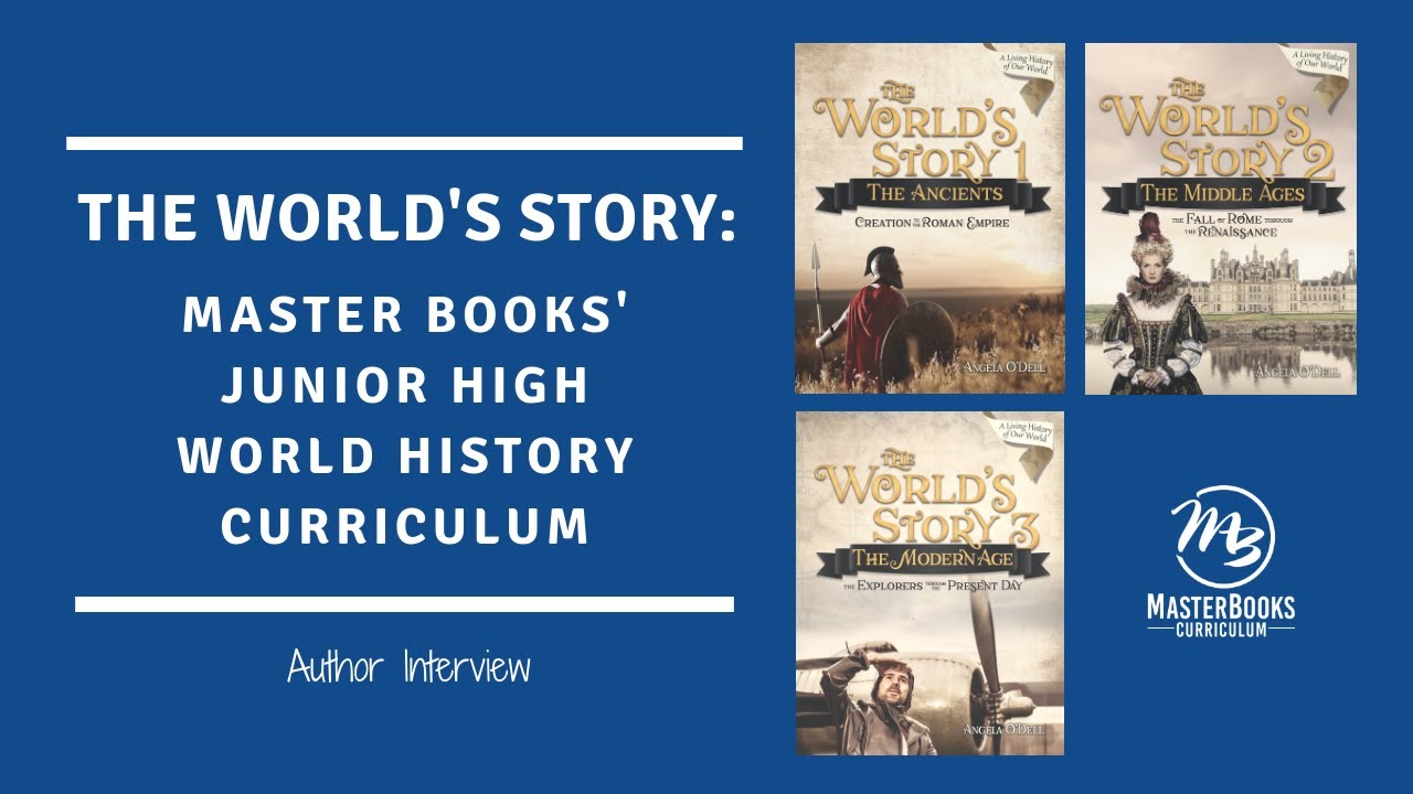 Explore The World's Story Series with Author Angela O'Dell // Master Books' World History Curriculum
