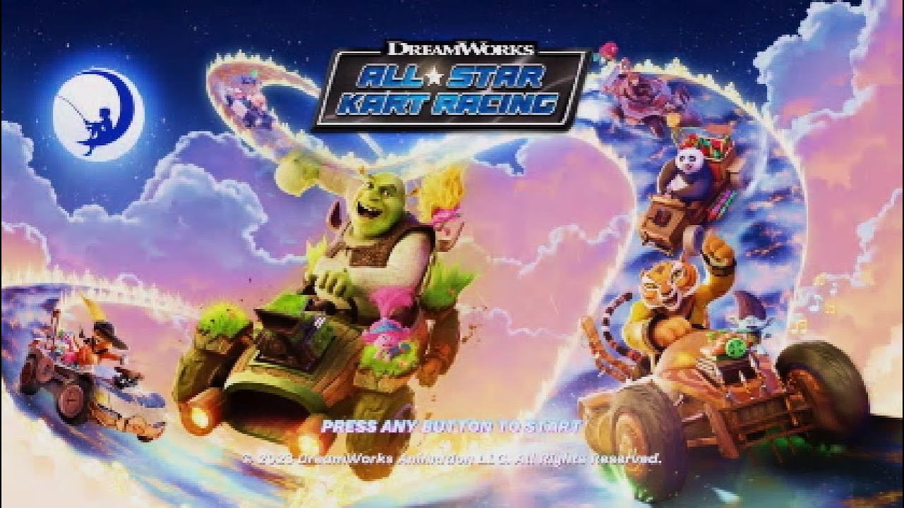 DreamWorks All-Star Kart Racing (PS5) Menu/Title Screen Music