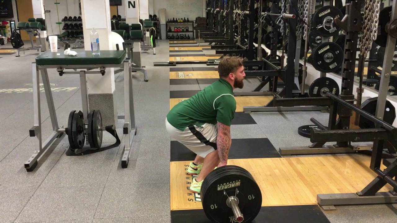 Pat Brennan Power Clean 295lbs