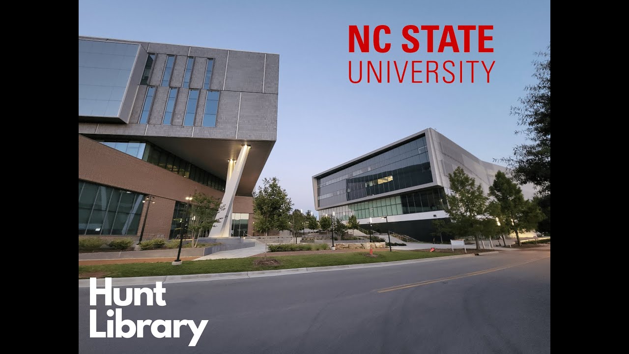 NC State Hunt Library Tour, Raleigh, United States 🇺🇸🇺🇸