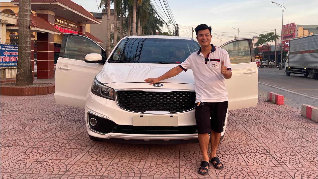 ✅ Giá 435tr sở hữu Kia GRAND SEDONA sx 2016 Số tự động, Của lùa 7 chỗ . call ☎️0852,555,555