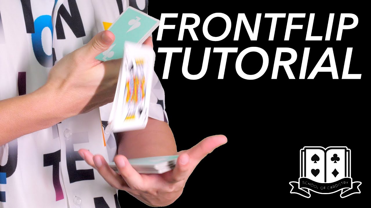 Cardistry for Beginners: Aerials & Drops - Front Flip Tutorial
