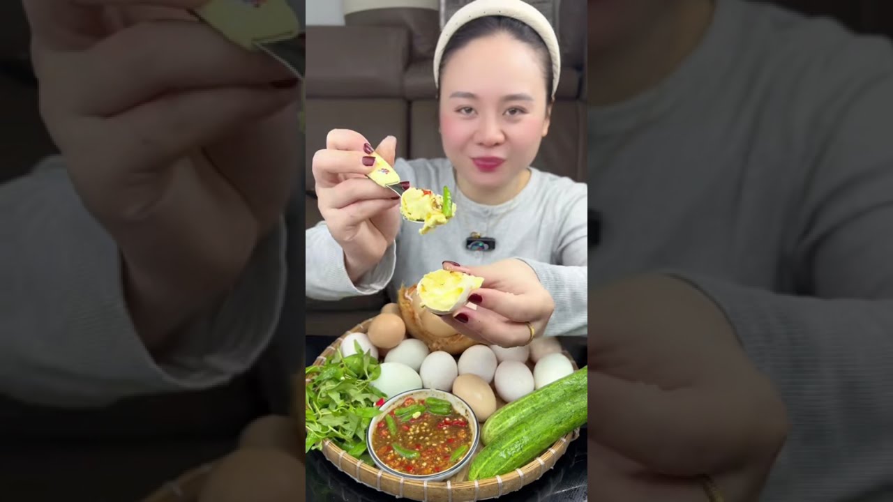 Mời mọi người Mukbang Trứng Vịt Lộn, Trứng Lòng Đào, Trứng Vịt Dữa, Trứng Gà Nướng với em nghen