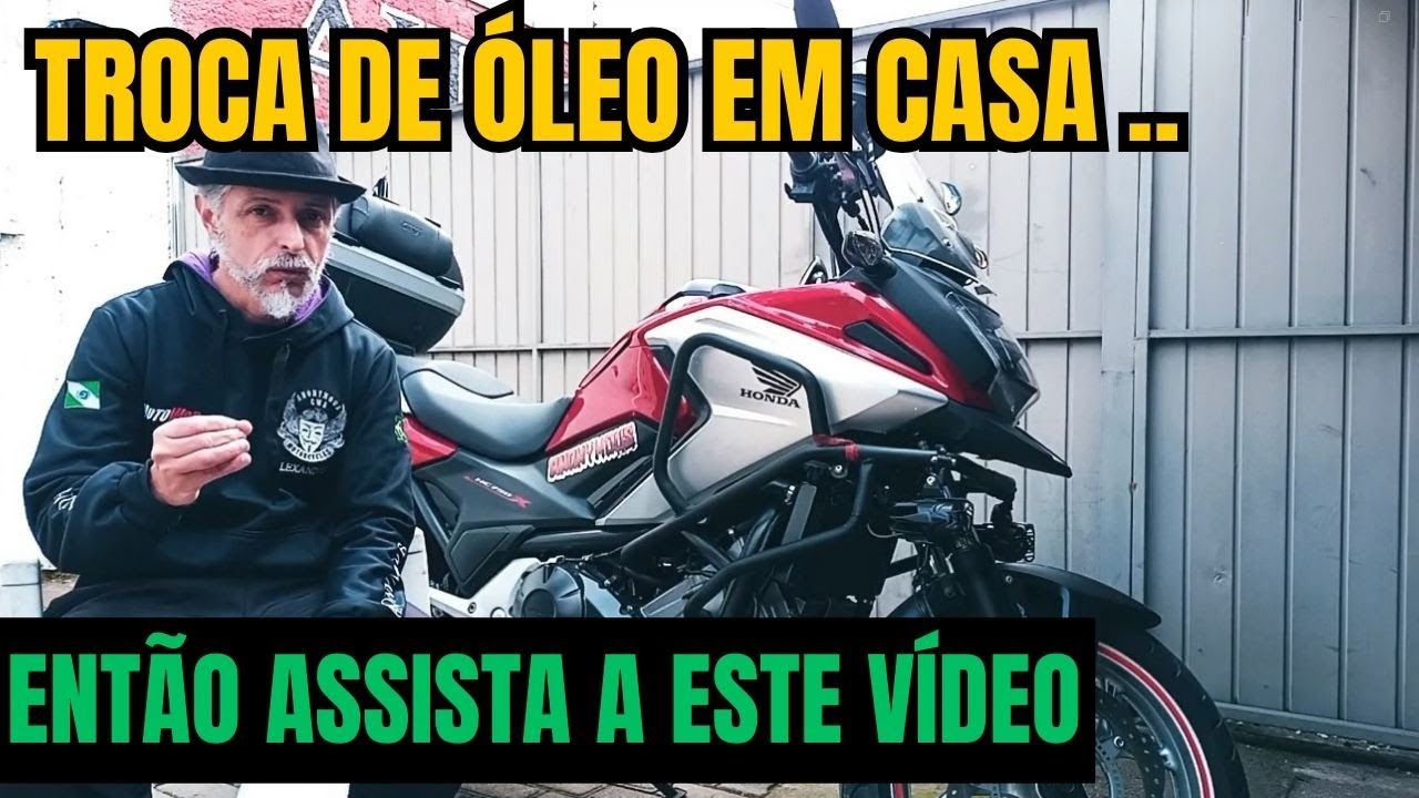 Como Trocar Óleo e Filtro da NC750 Em Casa é Fácil Qual Óleo e Ferramentas Utilizar Passo a Passo