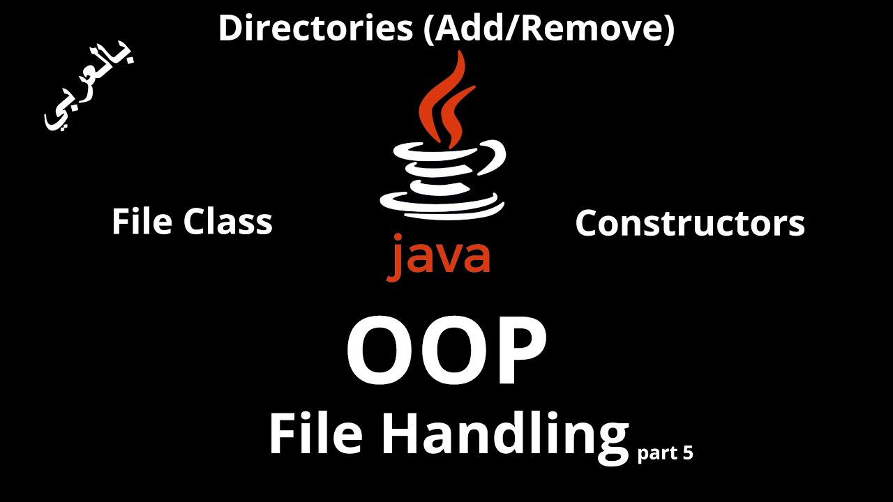 #071 [JAVA] - File Handling (File class, Directories 