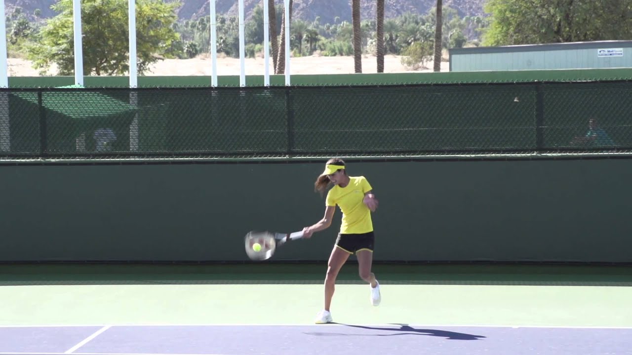 Ana Ivanovic Compilation - Forehands, Backhands And Serves - BNP Paribas Open 2013