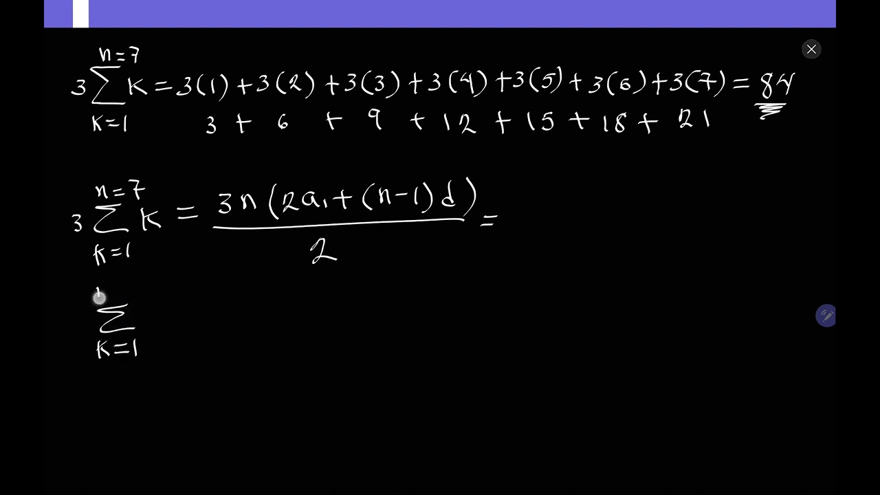 Sumatoria de series numéricas