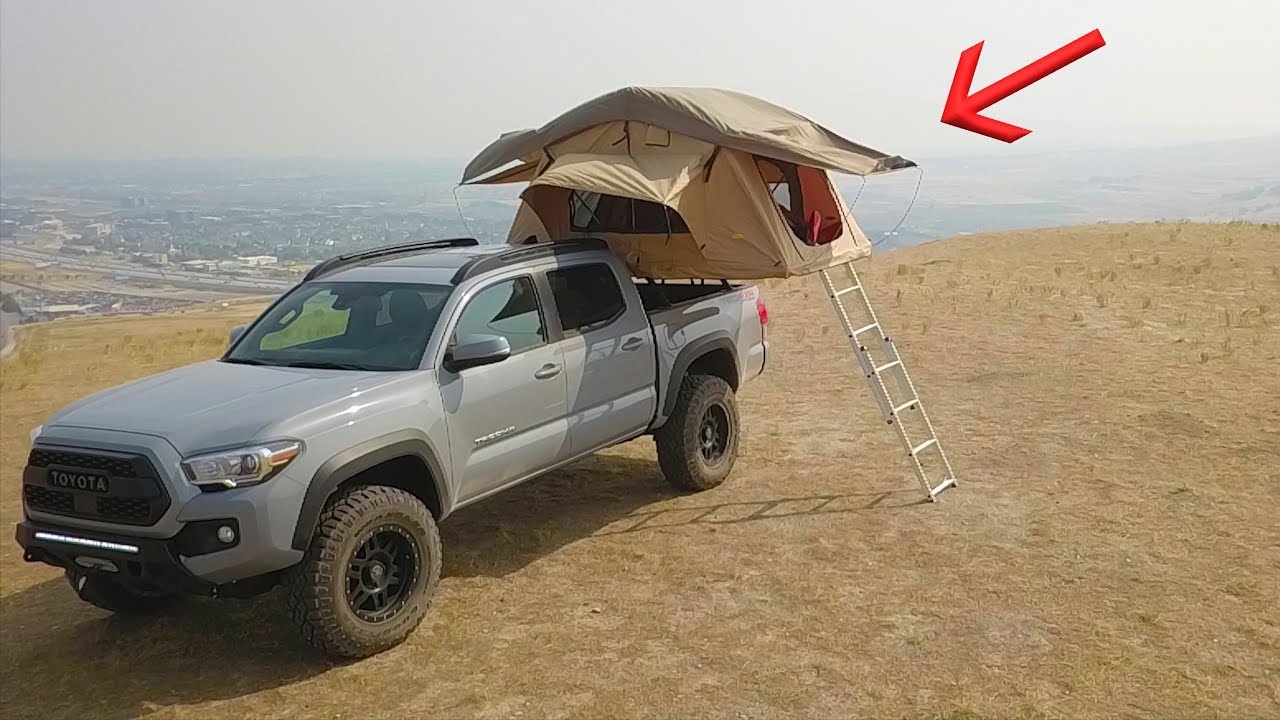 Installing a ROOFTOP TENT on my New Tacoma!