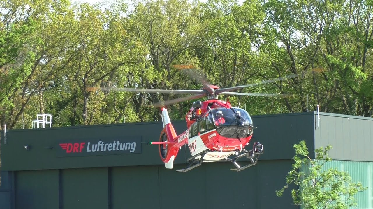 Startvideo vom Christoph 100 am DRF Luftrettungszentrum Berlin- Buch