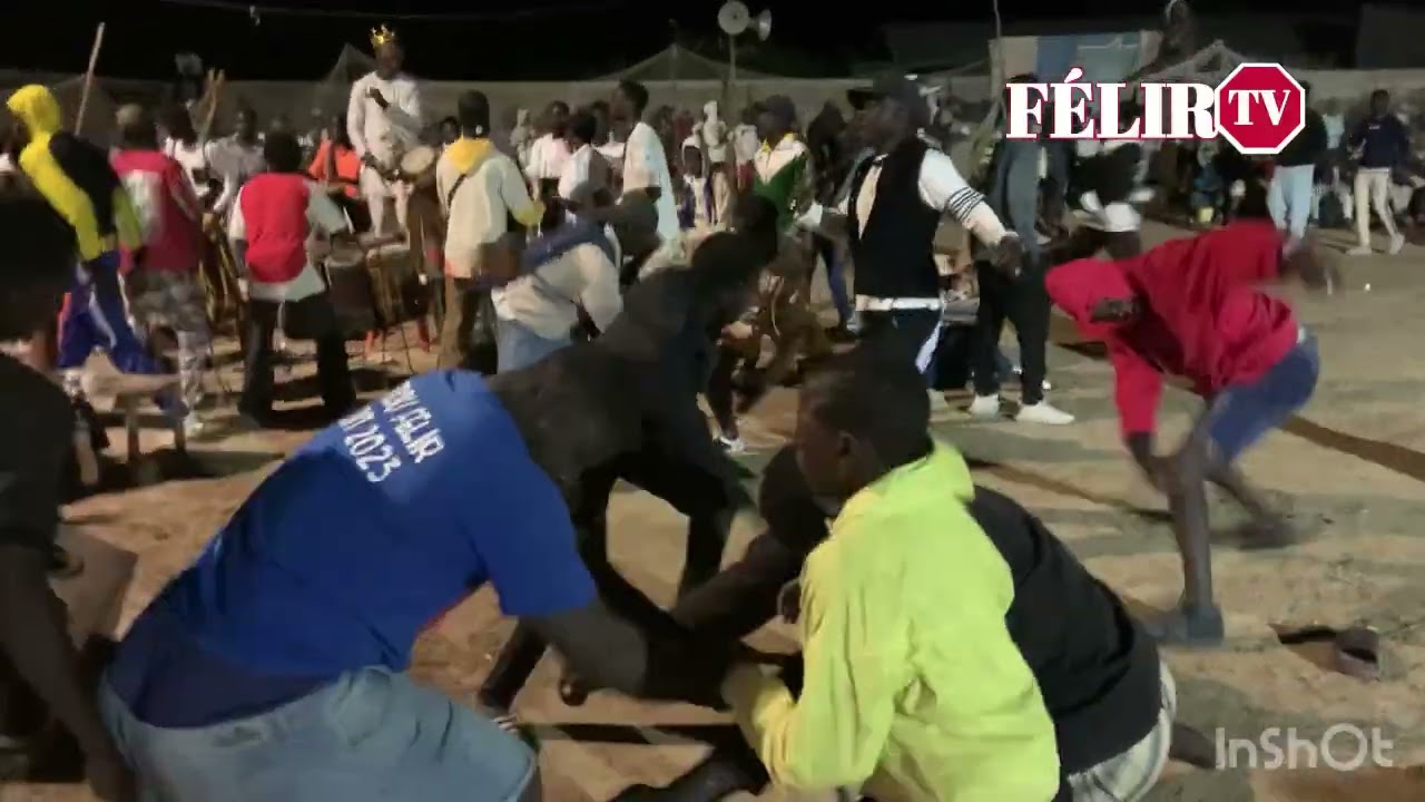 Quel ambiance des lutteurs de félir Gnigue Félir Madjib félir …………. À Baout le 19 janvier 