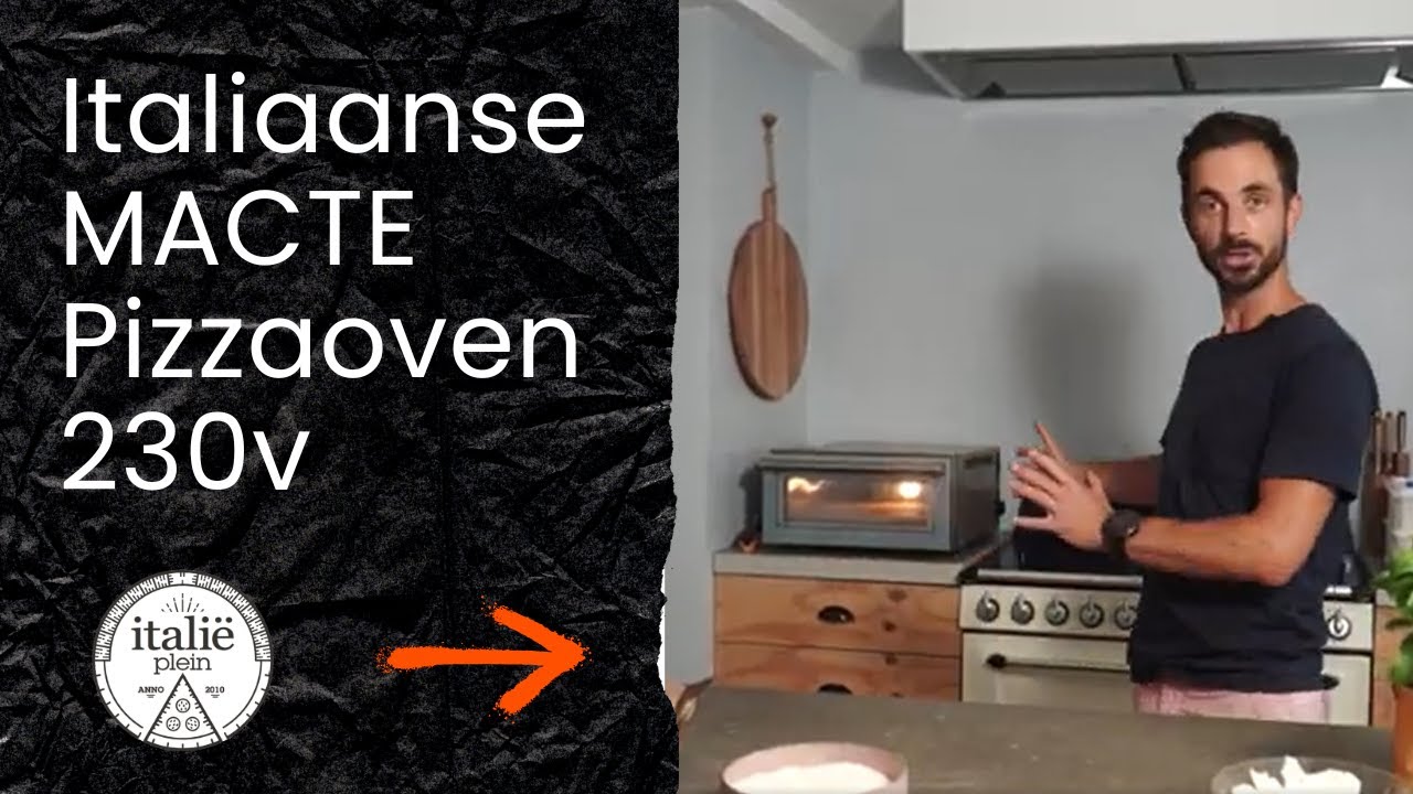 Elektrische Italiaanse pizzaoven Macte Voyager 230V