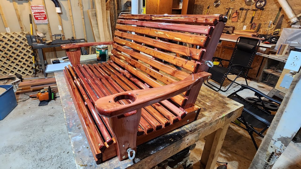 d.i.y cedar porch swing build.