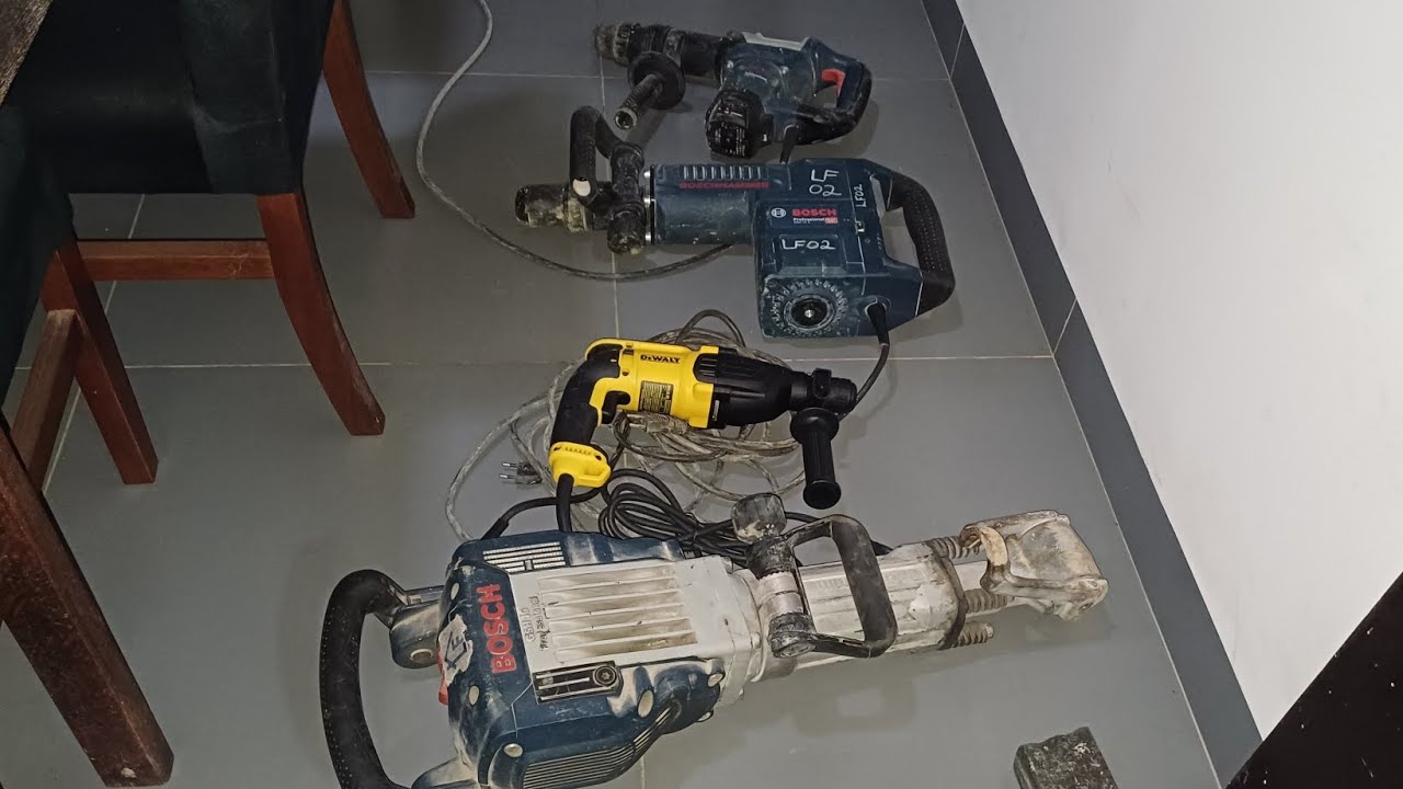 Minha opinião de dono sobre rompedores de concreto bosch, maikita, dewalt, gsh 500, gsh 16 28 gsh 11