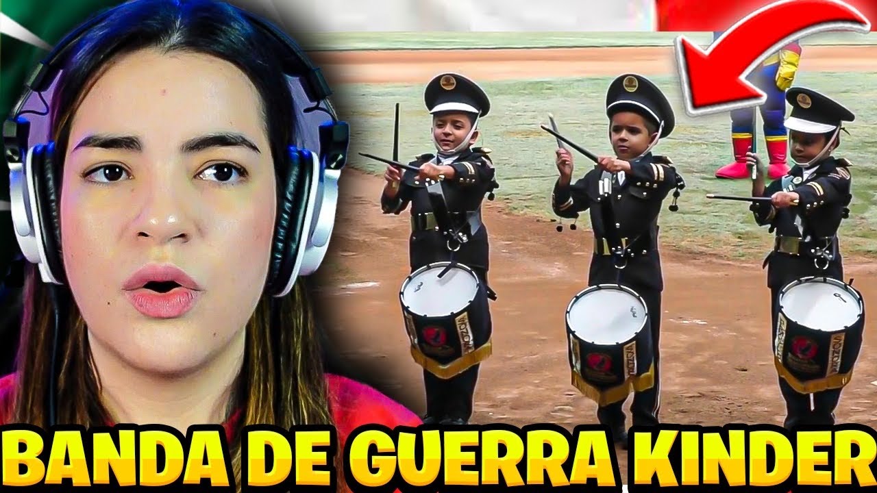 Colombiana Reacciona A BANDA De Guerra KINDER | No me Lo Esperaba