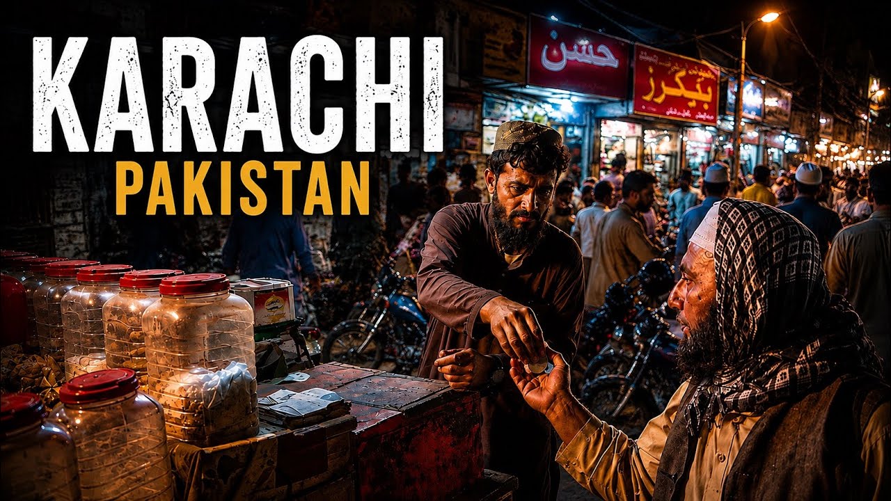 Kharadar Karachi, Pakistan 🇵🇰 • [4K/60fps] Virtual Walking Tour