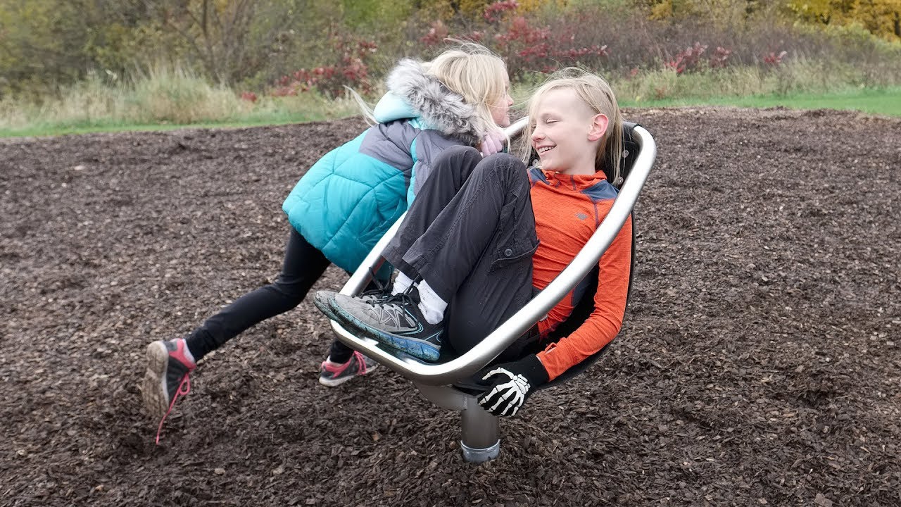 Chill&reg; Spinner - Stainless Steel - Freestanding Play - Landscape Structures