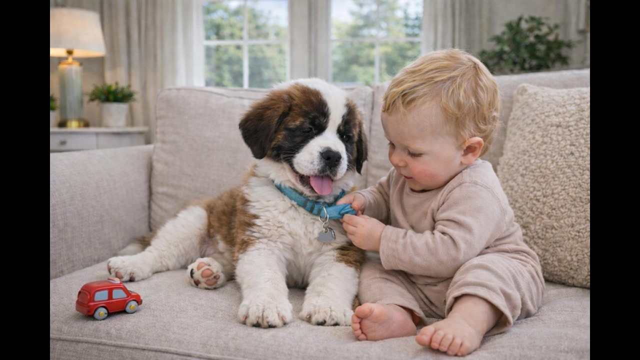 “Cute Baby & Puppy Wrestling 🐶👶 | Funny Playtime 😂❤️ | Baby Pups TV”