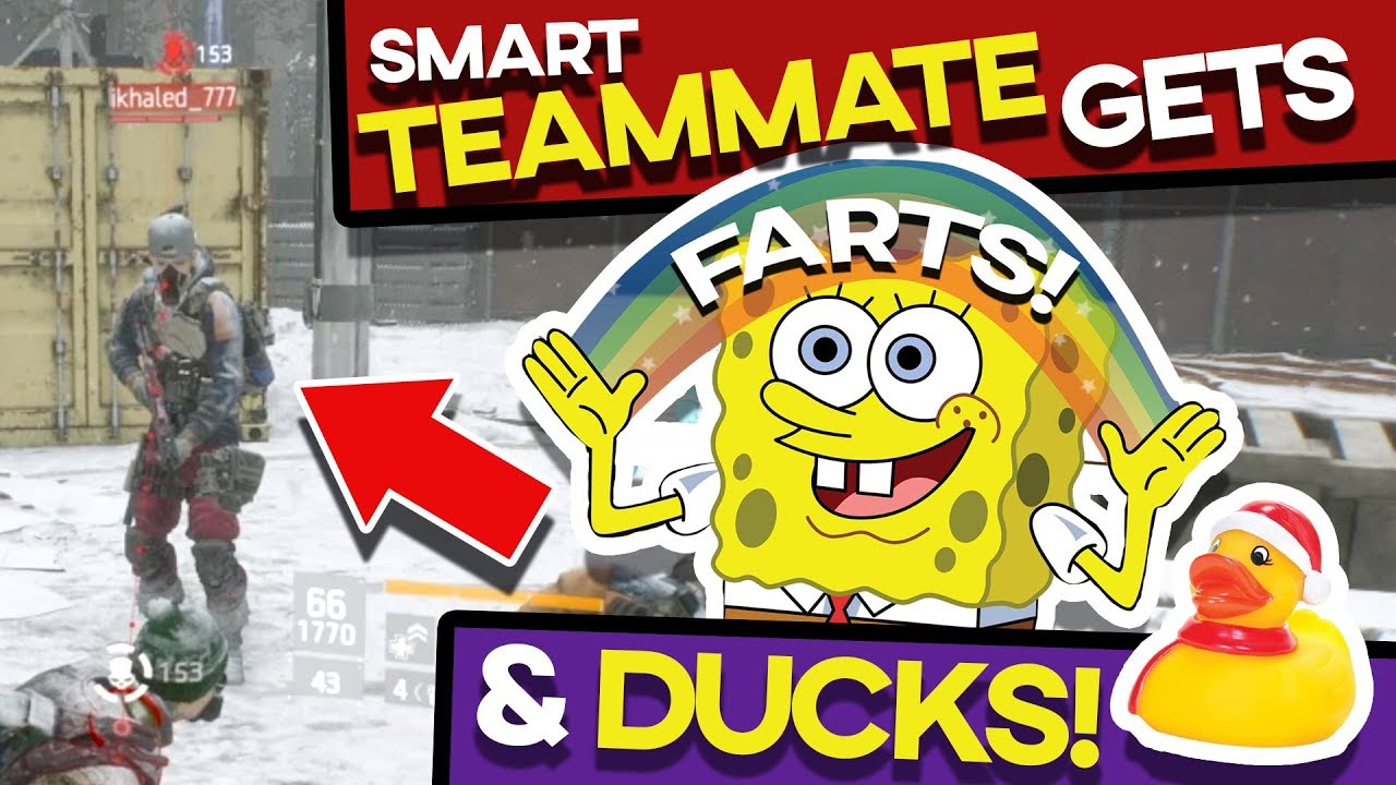 Smart Teammate get Duck & Fart - The Division