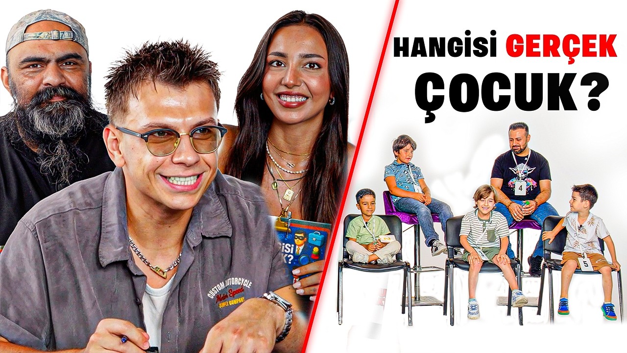 4 ÇOCUK VS 1 YETİŞKİN! | HANGİSİ GERÇEK ÇOCUK??