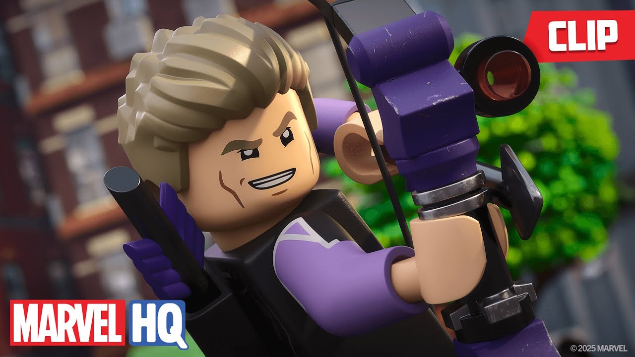 Hawkeye Enters the Party 🎉🥳🏹 | LEGO Marvel Avengers: Strange Tails | @Marvel HQ