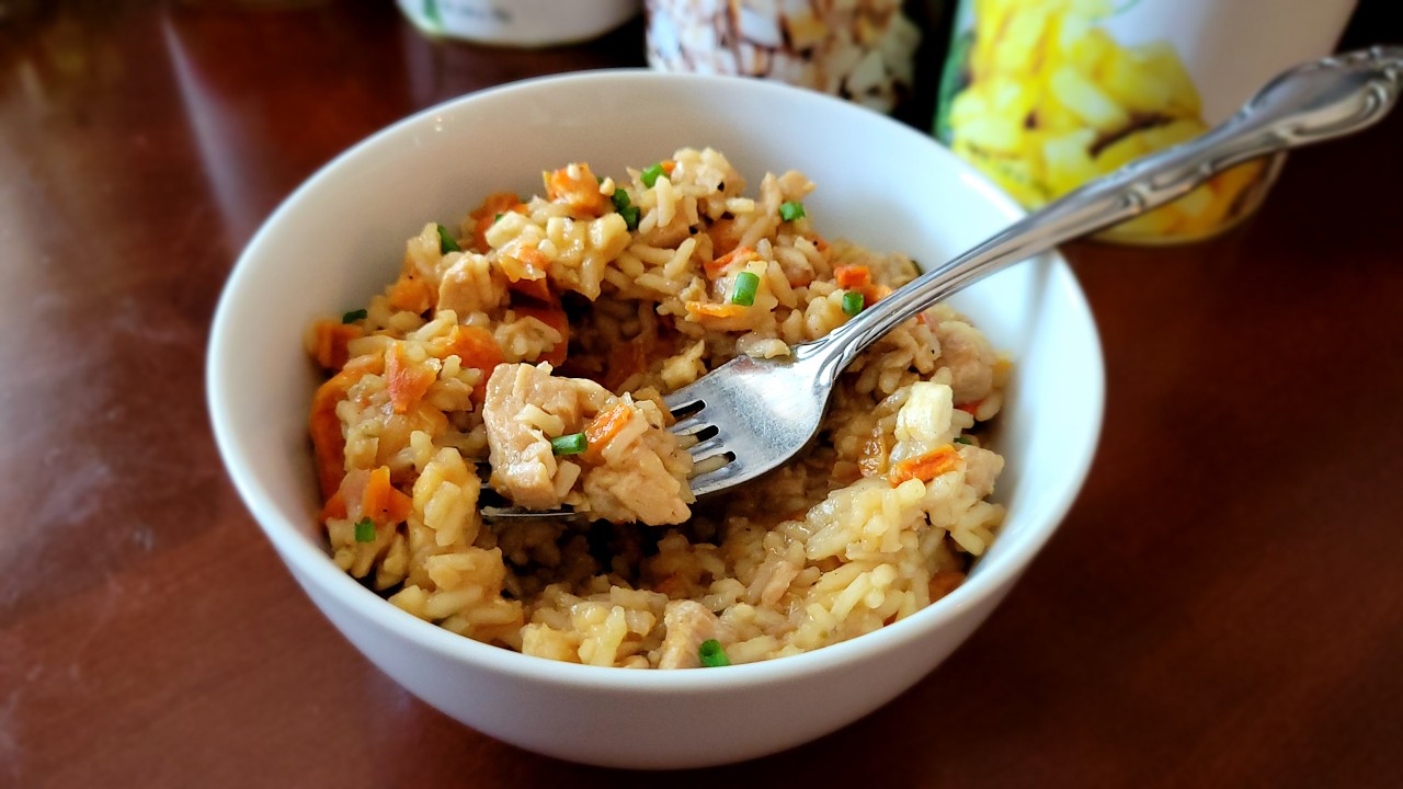 Hawaiian Pineapple Chicken & Rice Meal in a Jar | Just Add Water | Shelf-Stable Freeze Dried Foods