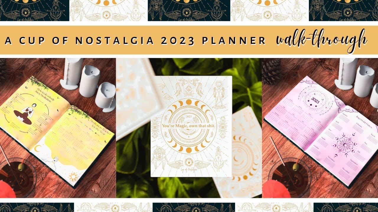 A Cup of Nostalgia 2023 Planner India | Walk-through | Sanjana Raj