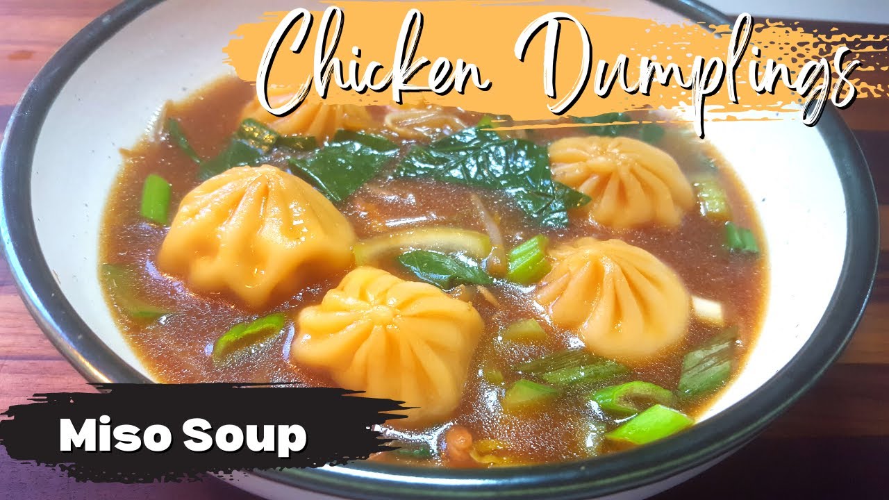 How to make Quick Miso Soup Chinese dumplings!  | Miso Soup Recipe - Japanese Cooking 101