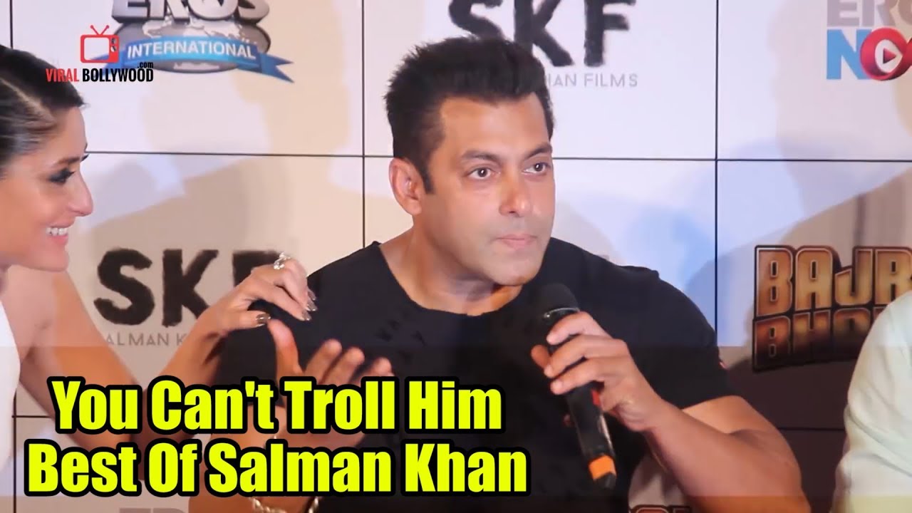 Best Of Salman Khan #ThrowBack | Salman Vs Media | Funniest Compilation