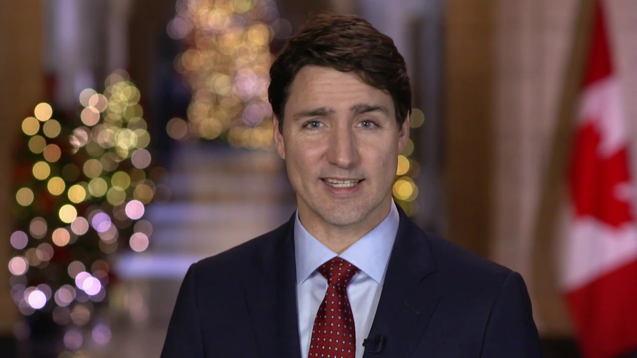 Le premier ministre Trudeau offre ses vœux à l’occasion de Noël