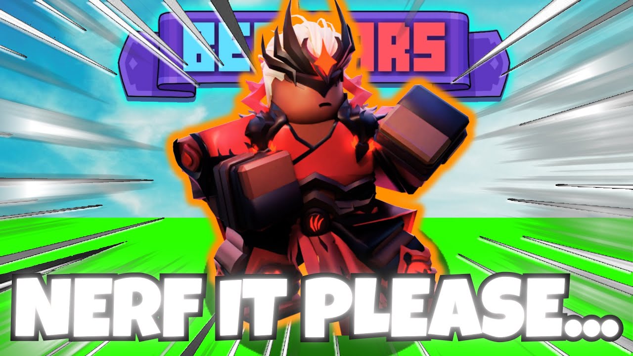 So this kit is **TOO BROKEN** in Roblox Bedwars... (Terra Kit)