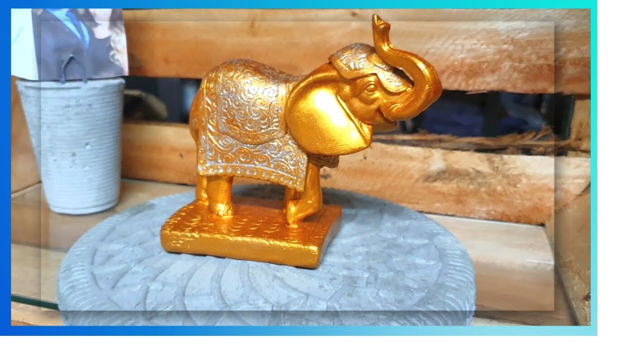 Pintura de Gesso Com Glitter