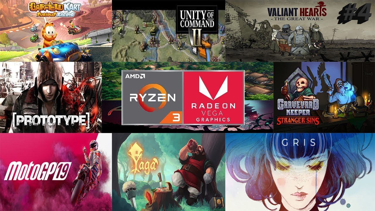 Test 10 Games on Ryzen 3 2200U Vega 3 & 8GB RAM (Part 4)