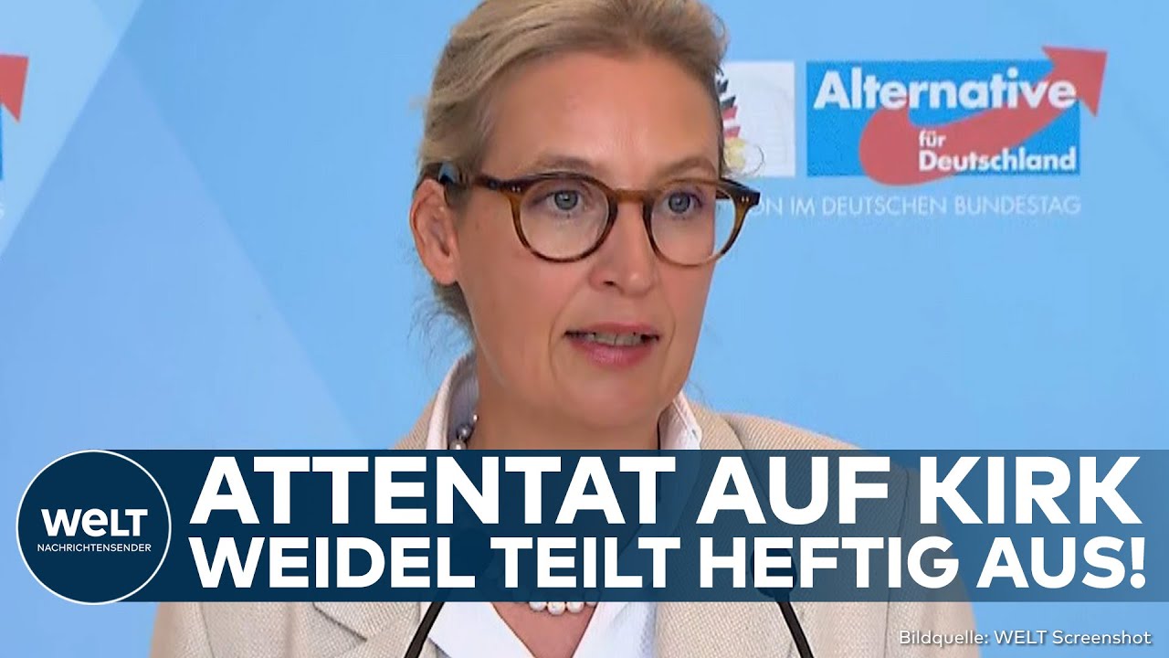 USA: Paukenschlag! Alice Weidel äußert sich zum Attentat auf Charlie Kirk! AfD-Chefin teilt aus
