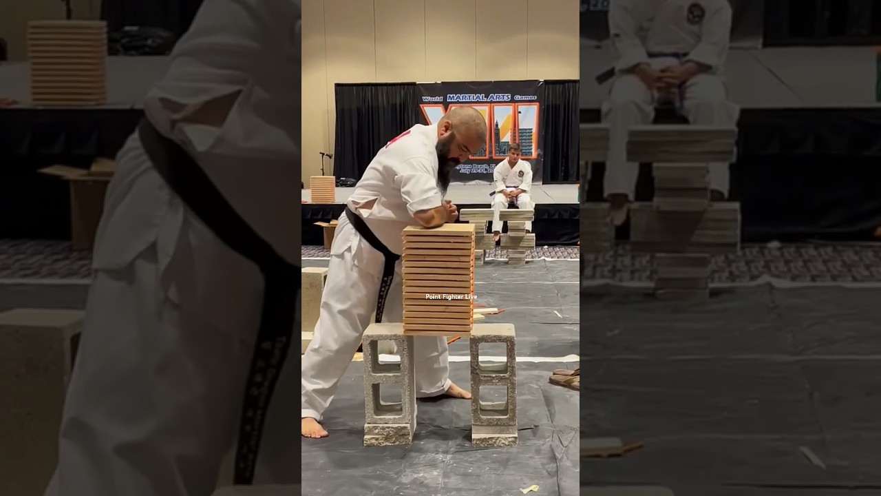 Boards dont hit back but teach technique💥Martial Arts Elbow Board Breaking #karate #martialarts