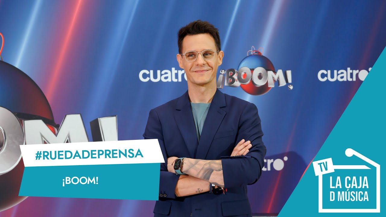 PRESENTACIÓN : Así presento CHRISTIAN GÁLVEZ la vuelta de BOOM! en el FESTVAL de VITORIA