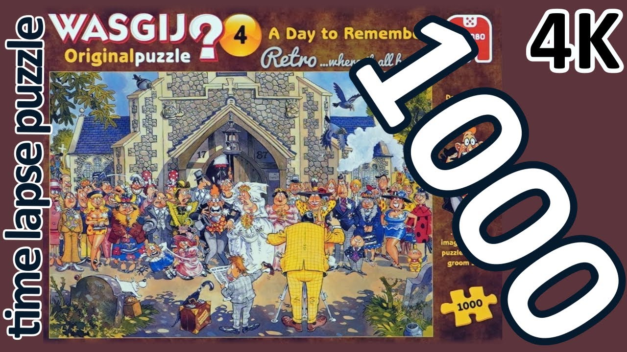 Puzzle time lapse - Wasgij? 1000 - 4. A day to remember!