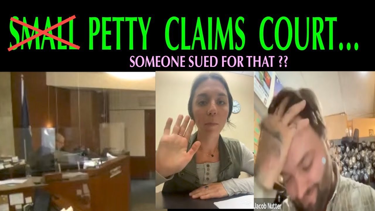 PETTY CLAIMS COURT…SOMEONE SUED FOR THAT??