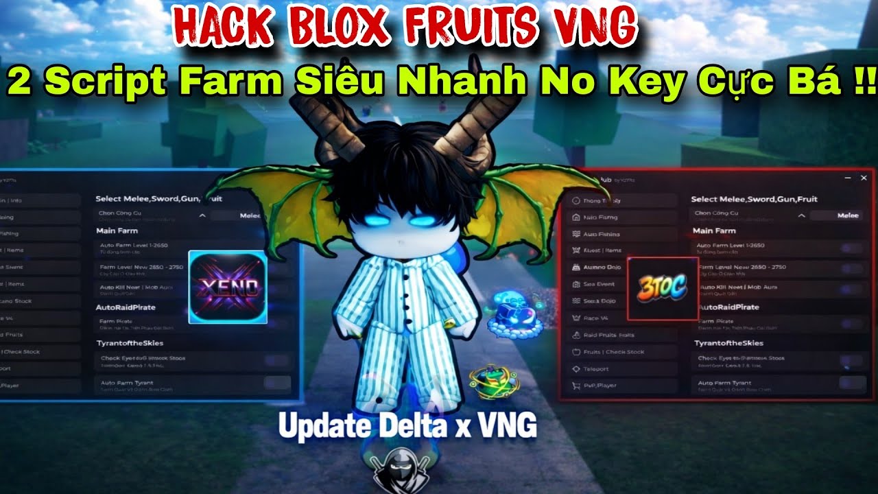 Cách Hack Blox Fruits Không Cần Vượt Link 2 Script Auto Farm Siêu Nhanh Full Chức Năng No Key Cực Bá
