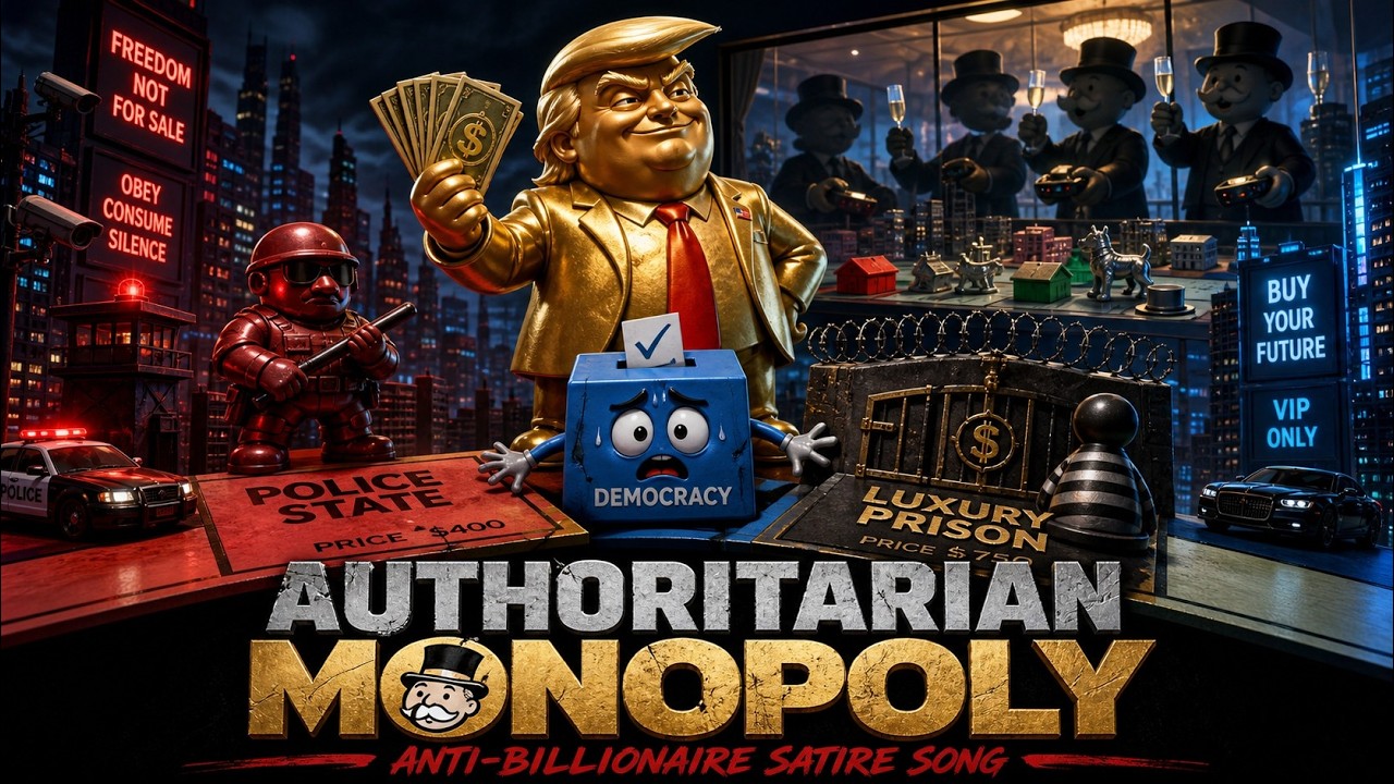 Authoritarian Monopoly | Brutal Anti‑Trump Billionaire Satire Song (Epstein‑Class Oligarch Anthem)