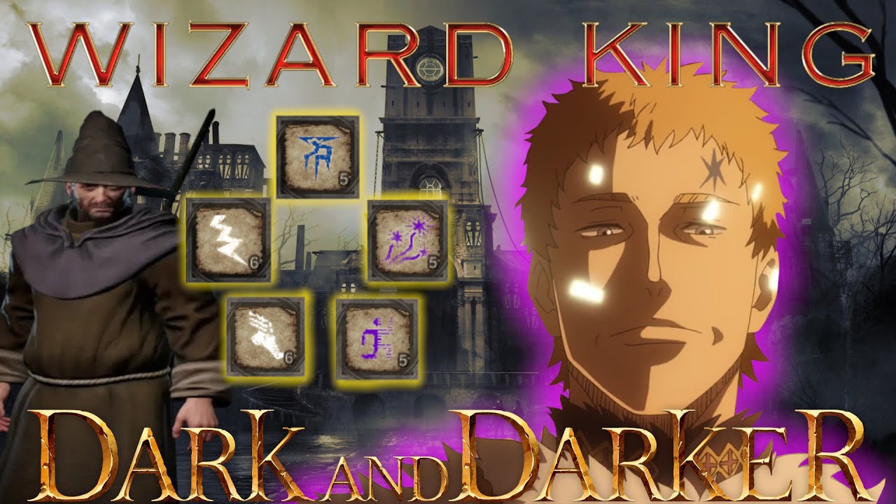Wizard King | CAN'T NERF ME | Dark and Darker | Rank 1 Wizard