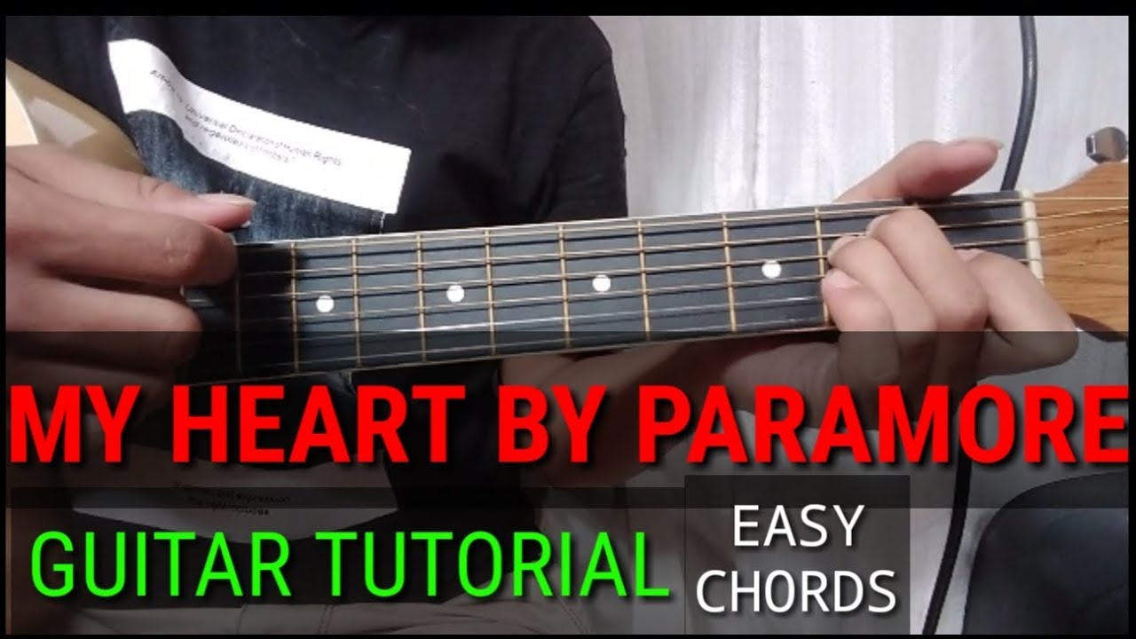 My Heart (PARAMORE) Guitar Tutorial - Easy Chords
