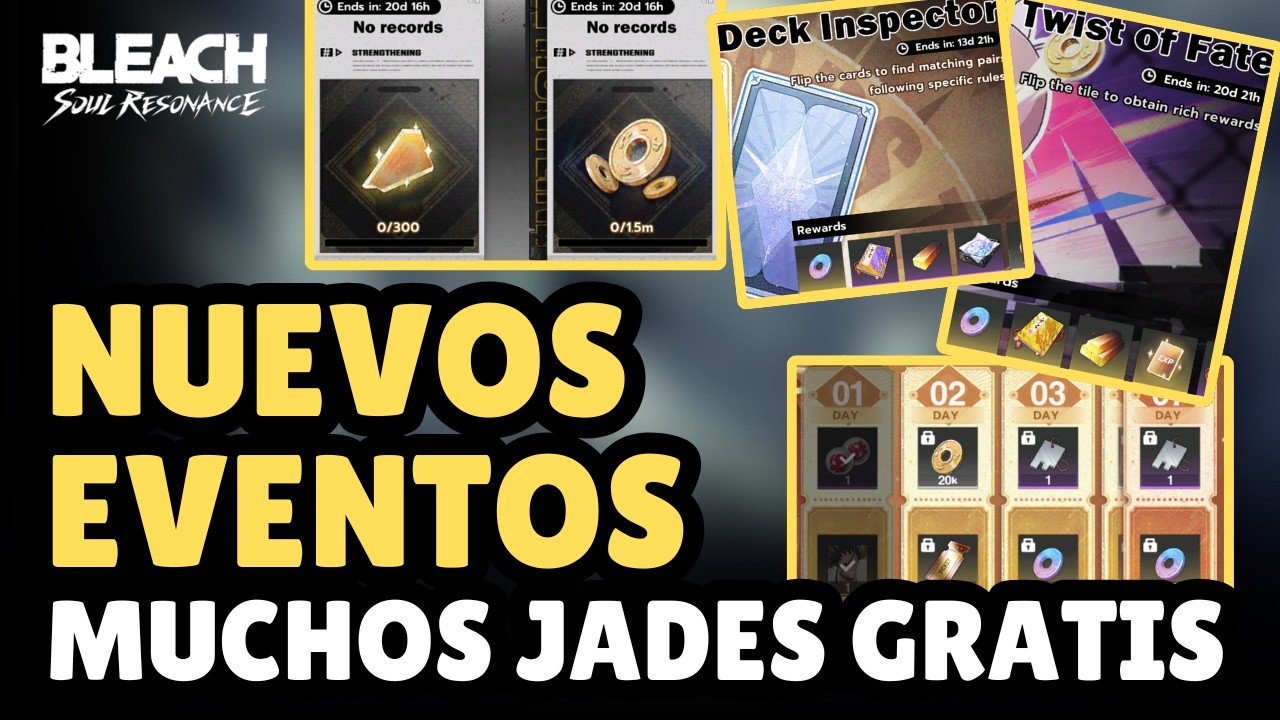 🆕 NUEVOS EVENTOS y MUCHOS JADES GRATIS para tu CUENTA en BLEACH: Soul Resonance