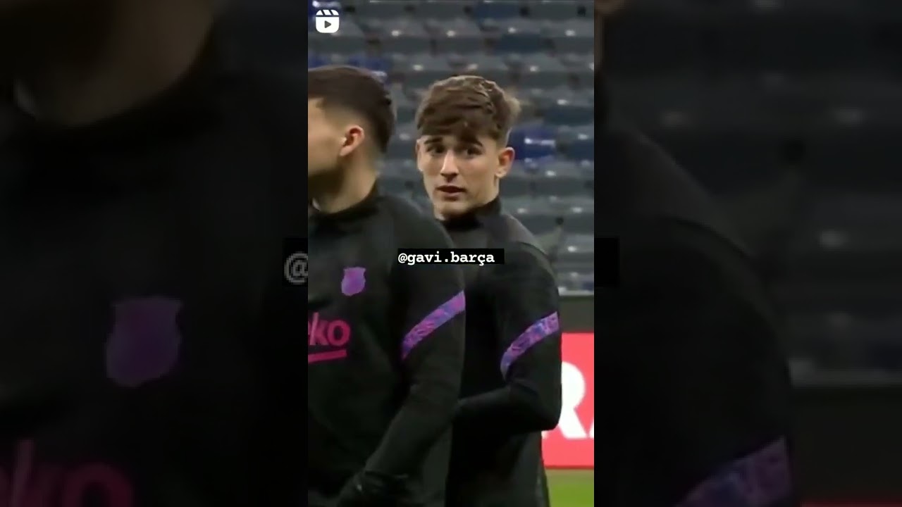 Gavi with Pedri💎💎💫 #gavi #barcelona #football #fcbarcelona #messi #pedri #ronaldo #shorts