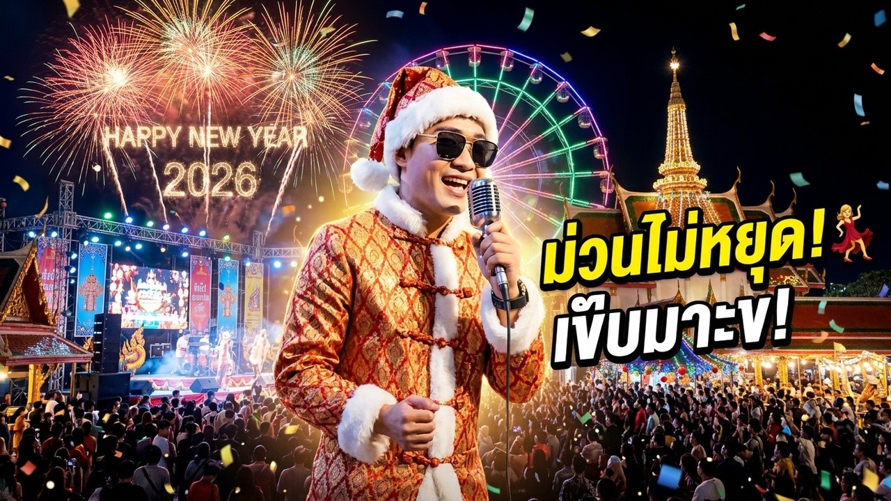 คริสต์มาสลำซิ่ง 2026 🎄 แดนซ์งานวัดข้ามปี มันส์ๆ [MV AI 4K]