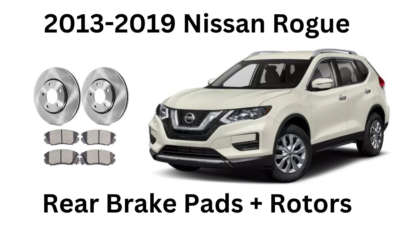 Как заменить тормозные колодки и роторы на Nissan Rogue 2013–2019 годов выпуска