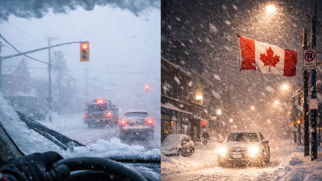 INSANE Snowstorm Hits Canada ❄️ Streets Disappear |Under Snow ❄️ Streets Turn Into Winter Wonderland