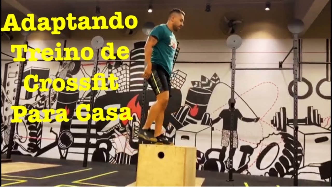 Como adaptar equipamentos para fazer um treino de Crossfit em casa + Treino / Coach  River !!!