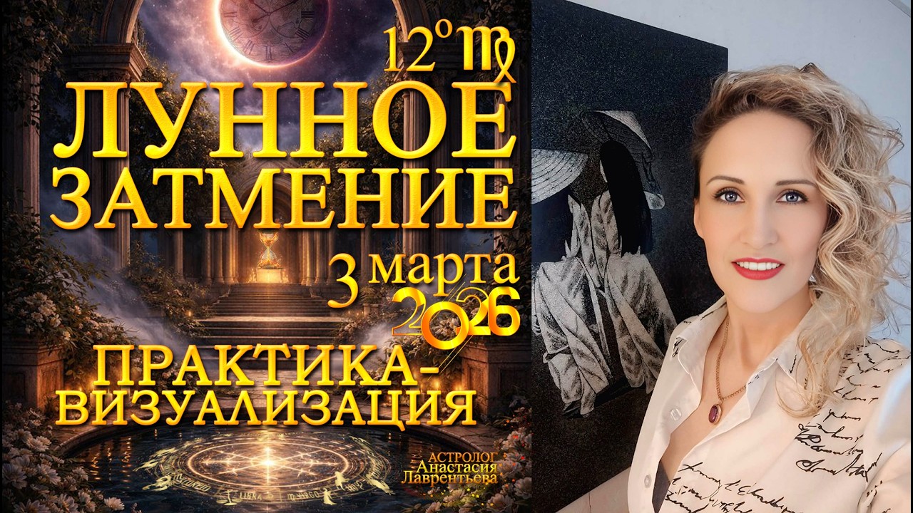 Практика на Лунное Затмение 3.03.2026 Супер Визуализация. Астрология. Без рекламы. Донат