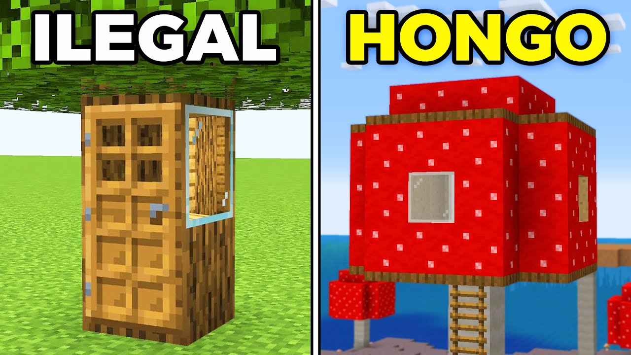118 CASAS ILEGALES de Minecraft!